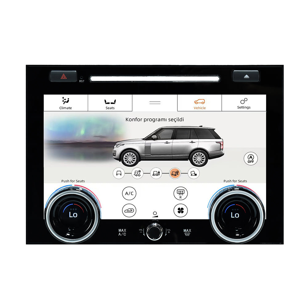 VIKNAV 12.3 Inch Android Car Radio AC panel for Land Rover Range Rover Vogue L405 2013-2017 Auto Stereo Screen Upgrade Wireless Carplay GPS Navigation Multimedia Player