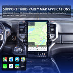 VIKNAV 12.3 Inch Android Car Radio For Dodge Ram 2019-2024 Auto Stereo Screen Upgrade