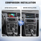 Viknav Linux Box for Volvo S60 V60 V40 2015-2022 Built-in GPS Remote Control Wireless Apple CarPlay Android Auto