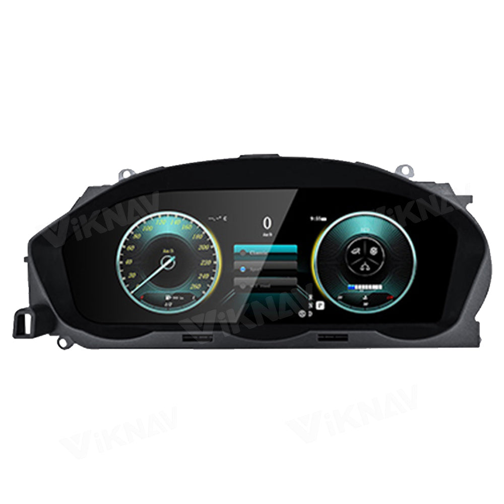 Viknav 12.3 Inch Digital Cluster Car Speedometer For Mercedes Benz C- Class W204 2012 2013 2014 Linux System Car Instrument Cluster Screen Instrument Replacement (NTG4.5)