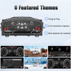 Viknav 13.6 inch Touch Screen Android Car Radio For Cadillac Escalade 2008-2012 Wireless Carplay GPS Navigation With 15 Inch Car Speedometer