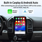 Viknav 14.4 Inch Car Radio Android and Digital Cluster Dashboard Panel Speedometer For Ford F150 Raptor 2015-2022 Stereo Wireless Carplay Android Auto Touch Screen GPS Navigation Multimedia Player