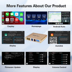 VIKNAV Wireless CarPlay Android Auto Decoder Linux Interface Box Upgrade for Lexus CT 2014–2022
