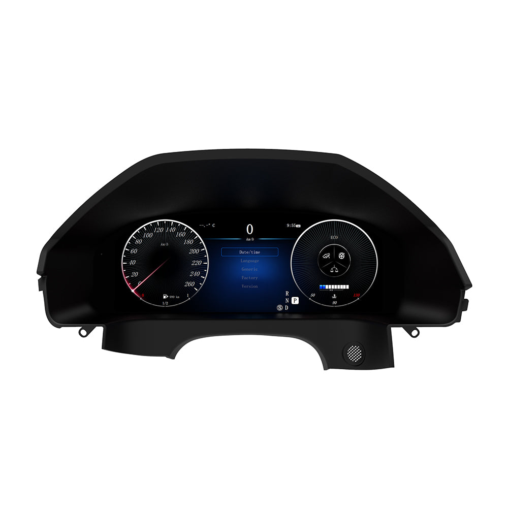 Viknav 12.3 Inch Digital Cluster Car Speedometer For Mercedes Benz E- Class W212 2014 2015 Linux System Car Instrument Cluster Screen Instrument Replacement (NTG4.5)