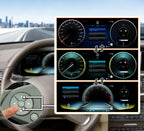 Viknav 12.3 Inch Digital Cluster Dashboard For Mercedes Benz E- Class W212 W207 2010-2015 LCD Digital Instrument Full Screen Upgrade Speedometer Panel Gauges Replacement Cockpit