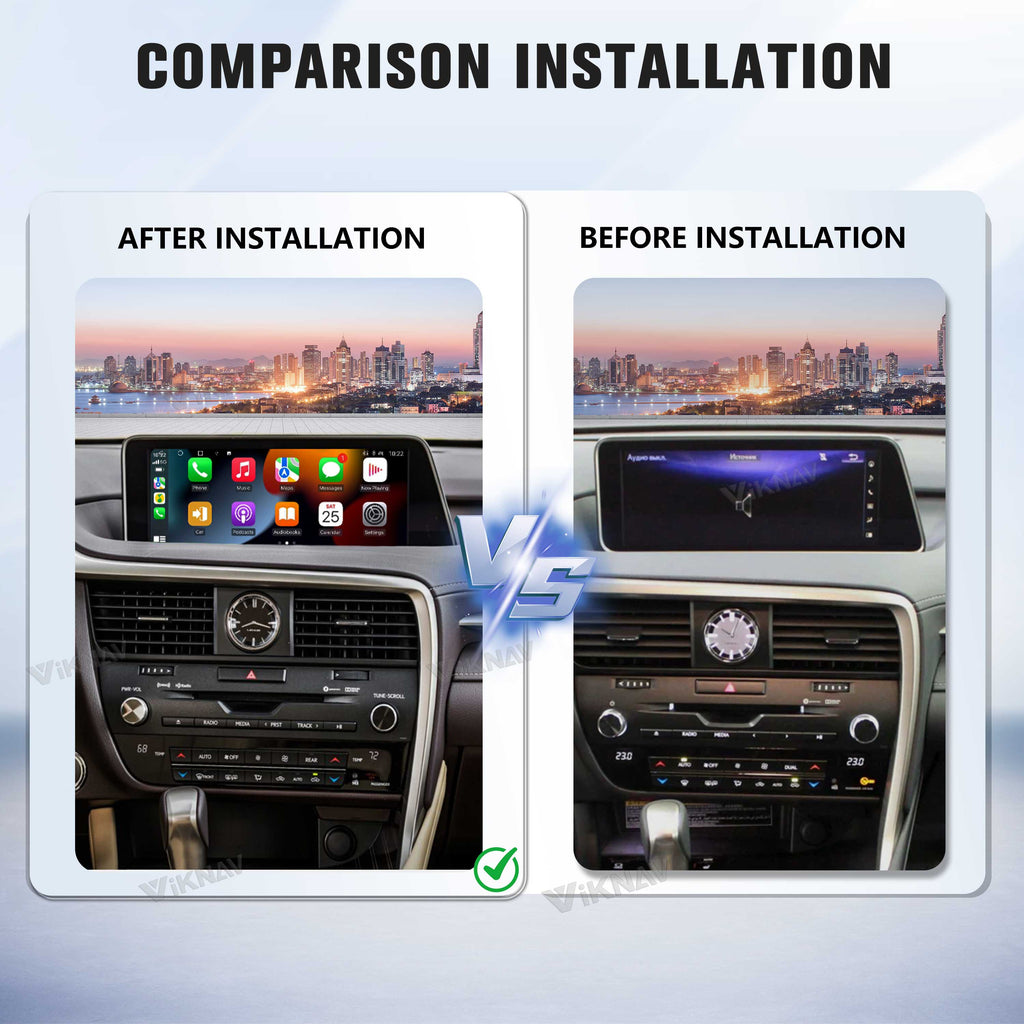 VIKNAV Wireless CarPlay Android Auto Decoder Linux Interface Box Upgrade for Lexus RX 2012–2022