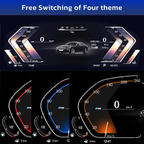 Viknav 11 inch Digital Gauge Cluster for BMW 1 series E87 2004- 2011 LCD Car Digital Speedometer Dashboard Panel