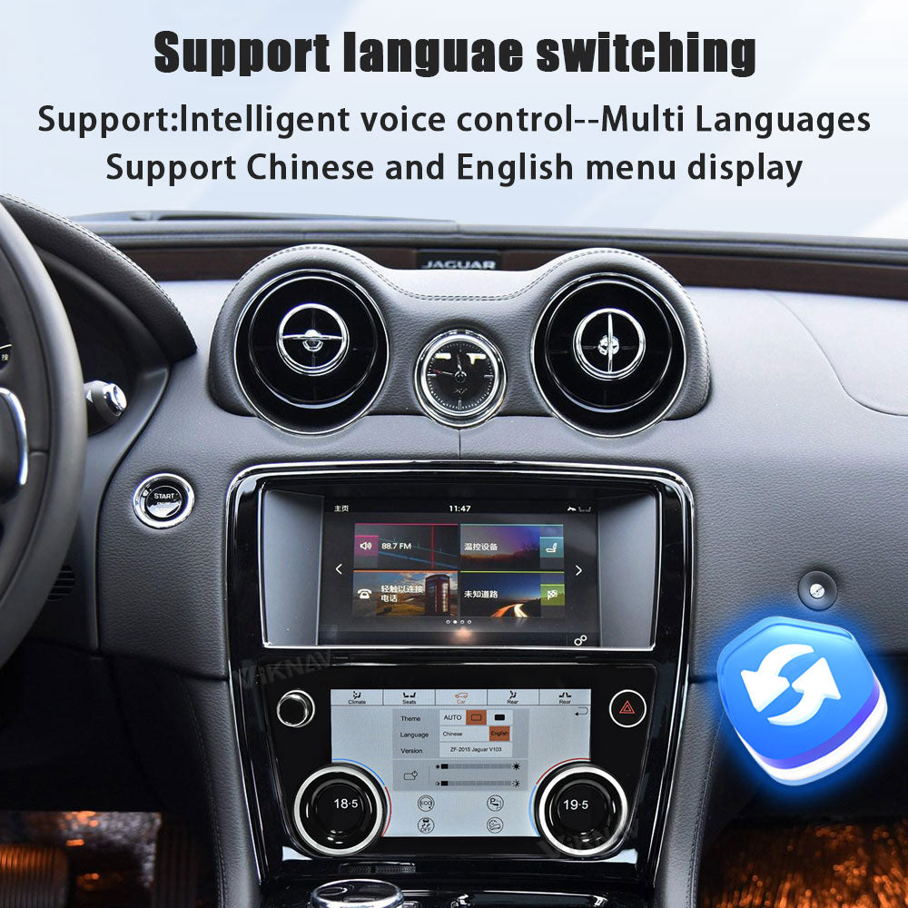 Viknav 7 inch Touch Screen car Climate Control Replacement for Jaguar XJ XJL 2009-2018 Full Touch Screen air Conditioning Screen Board