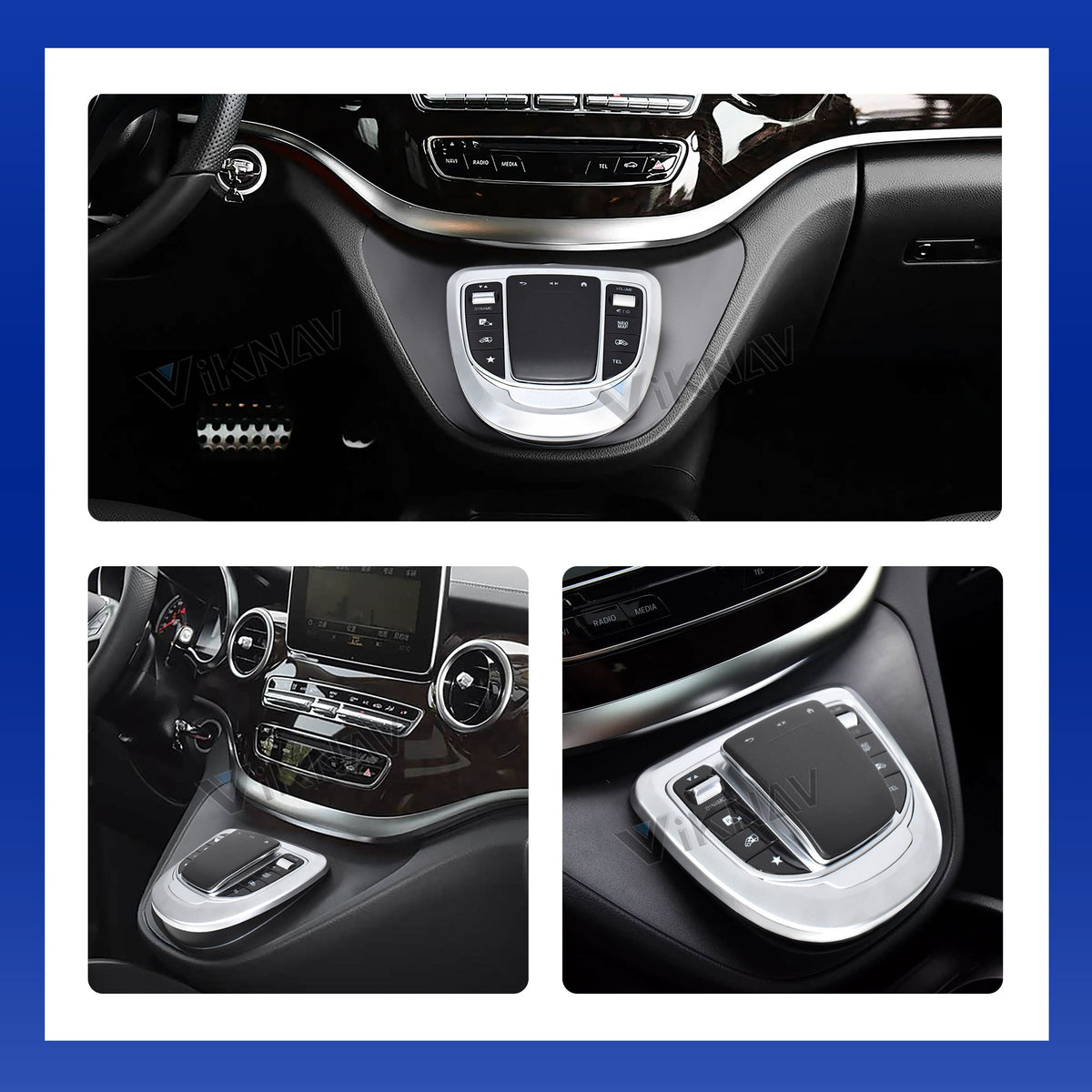 Touchpad Control Panel Mouse For Mercedes Benz Vito Handwriting Car Center Console
