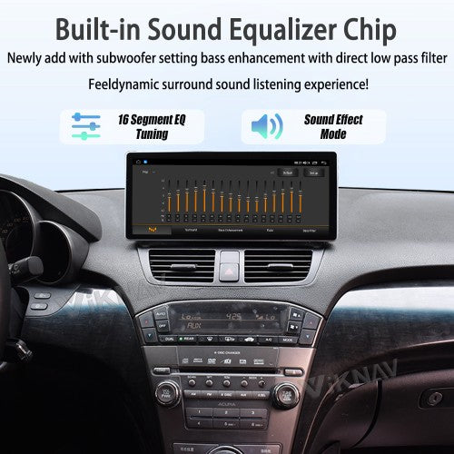 Viknav Android Car Stereo For Honda Acura MDX 2007-2013 Car Radio Wireless Carplay Android Auto GPS Navigation Multimedia Player