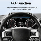 Viknav 14.4 Inch Car Radio Android and Digital Cluster Dashboard Panel Speedometer For Ford F150 Raptor 2015-2022 Stereo Wireless Carplay Android Auto Touch Screen GPS Navigation Multimedia Player