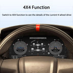 Viknav 14.4 Inch Car Radio Android and Digital Cluster Dashboard Panel Speedometer For Ford F150 2013-2014 Stereo Wireless Carplay Android Auto Touch Screen GPS Navigation Multimedia Player