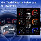 Viknav 12.3 Inch Digital Cluster Dashboard For Maserati Quattroporte 2013-2020 LCD Gauges Digital Instrument Full Screen Upgrade Automotive Replacement Speedometer Panel