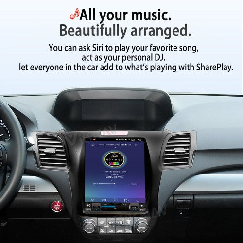 Viknav Android Car Stereo For Honda Acura RDX 2013-2018 Car Radio with 10.4-inch screen Wireless Carplay Android Auto GPS Navigation Multimedia Player