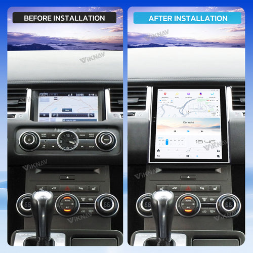 VIKNAV 10.4 Inch Android Car Radio For Land Rover Range Sport L320 2009-2013 Auto Stereo Infotainment System Screen Upgrade (128GB)