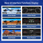 Viknav 13 inch Digital Cluster For Toyota Land Cruiser Prado 2016-2019 LCD Instrument Speedometer Dashboard Panel