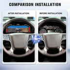 Viknav 15.6 inch Touch Screen Android Car Radio For Chevrolet Tahoe Suburban GMC Yukon 2014-2020 Wireless Carplay GPS Navigation With 13 Inch Car Digital Cluster