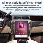 Viknav 14 inch Touch Screen Android Car Radio For GMC YUKON/Chevy Suburban Tahoe 2007-2013 Wireless Carplay GPS Navigation With 15.1 Inch Car Digital Cluster
