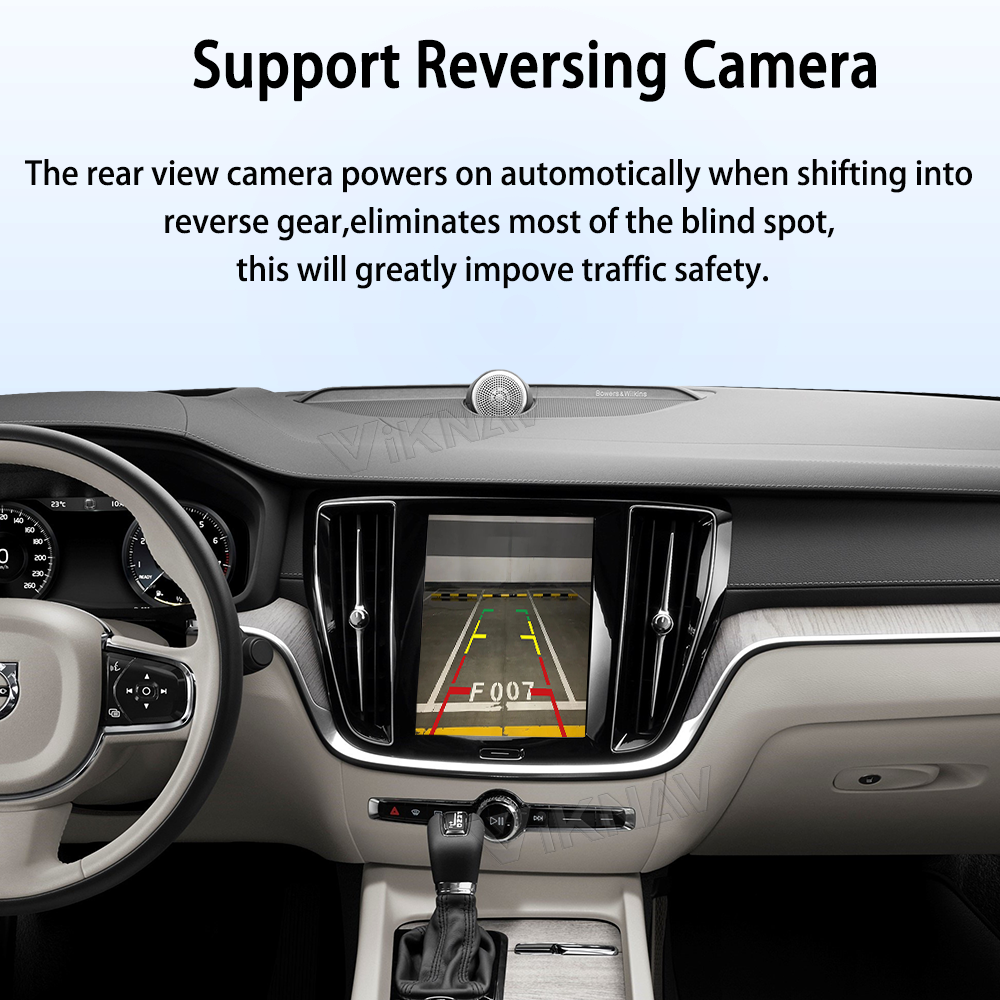 Viknav Linux Box for Volvo S90 V90 2018-2022 Built-in GPS Remote Control Wireless Apple CarPlay Android Auto