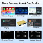Linux Interface Box for Volvo XC40 XC60 XC90 2015-2022 Wireless CarPlay Android Auto Only Support Original Car Radio Screen