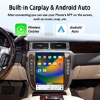 Viknav 14 inch Touch Screen Android Car Radio For GMC YUKON/Chevy Suburban Tahoe 2007-2013 Wireless Carplay GPS Navigation With 15.1 Inch Car Digital Cluster
